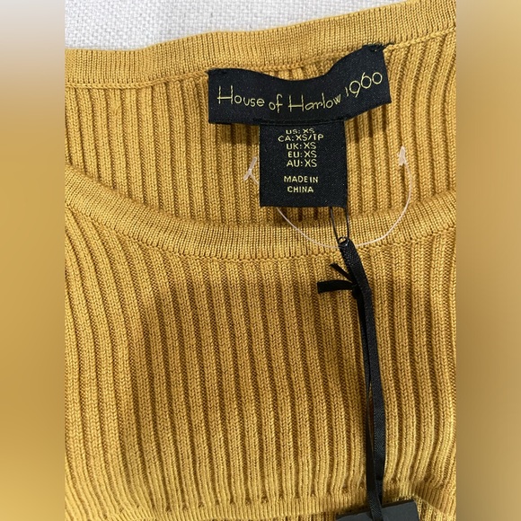 NWT House of Harlow 1960 Cutout Long Sleeve Dress Size XS - Picture 4 of 7